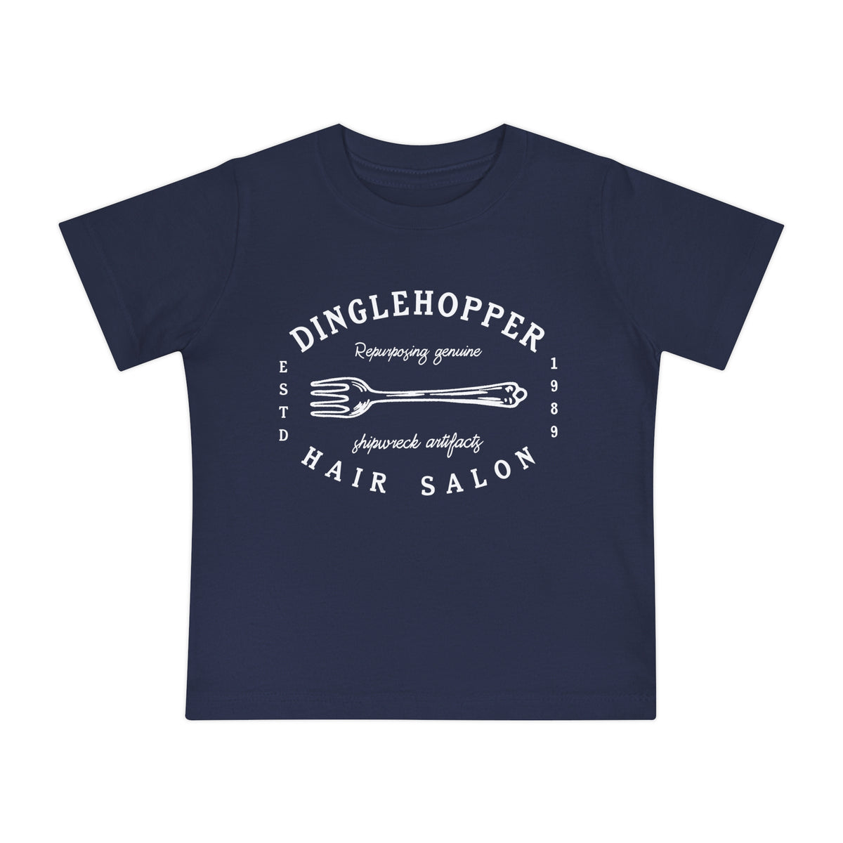 Dinglehopper Hair Salon Bella Canvas Baby Short Sleeve T-Shirt