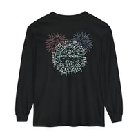 Firework Department Comfort Colors Unisex Garment-dyed Long Sleeve T-Shirt