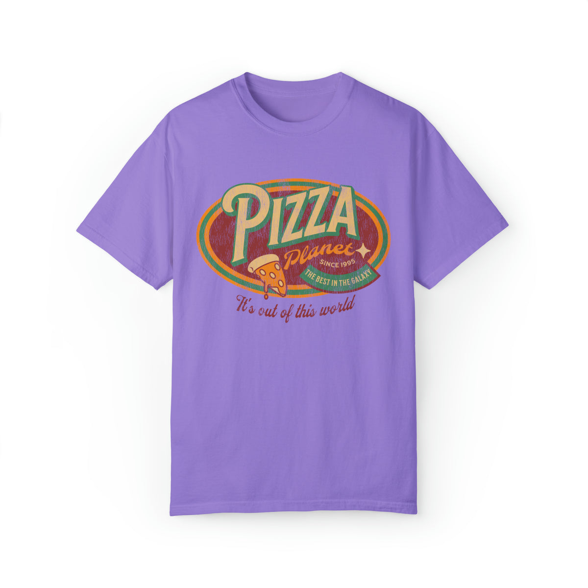 Pizza Planet Comfort Colors Unisex Garment-Dyed T-shirt