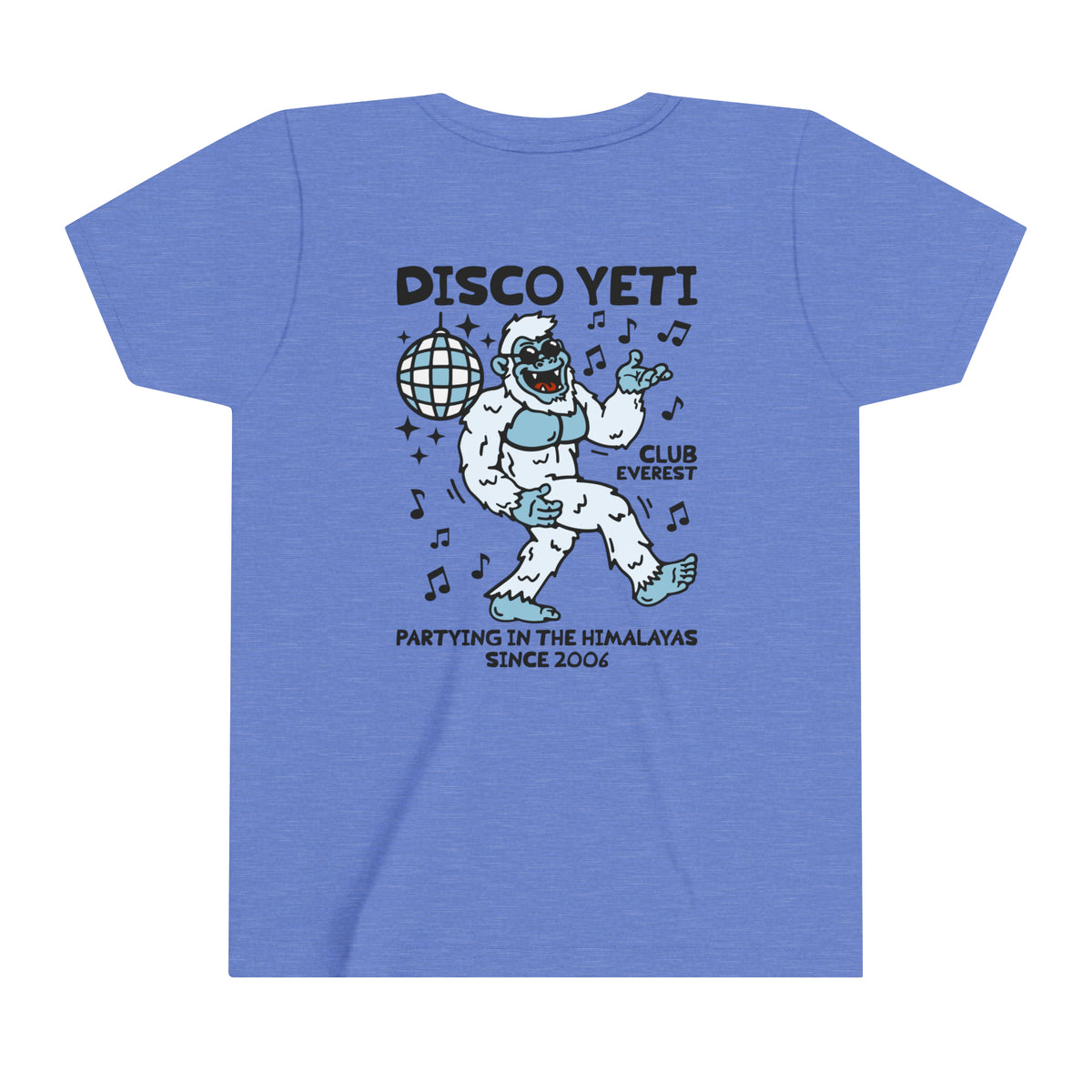 Disco Yeti Bella Canvas Youth Short Sleeve Tee