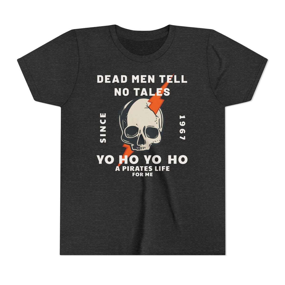 Dead Men Tell No Tales Bella Canvas Youth Short Sleeve Tee