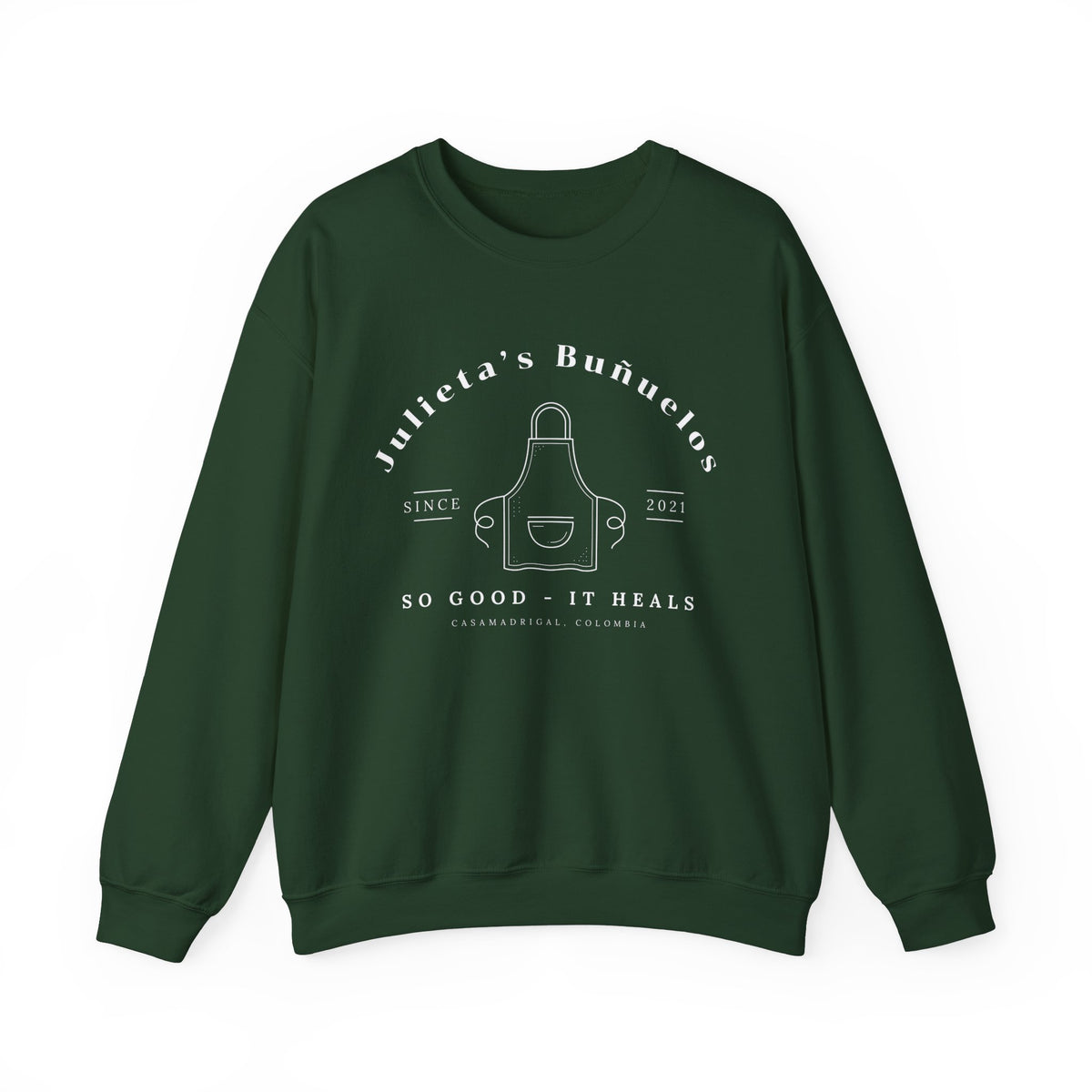 Julieta's Buñuelos Gildan Unisex Heavy Blend™ Crewneck Sweatshirt
