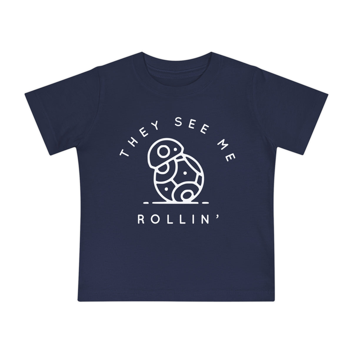 They See Me Rollin' Bella Canvas Baby Short Sleeve T-Shirt