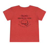 Ralph’s Wrecking Crew Bella Canvas Toddler Short Sleeve Tee