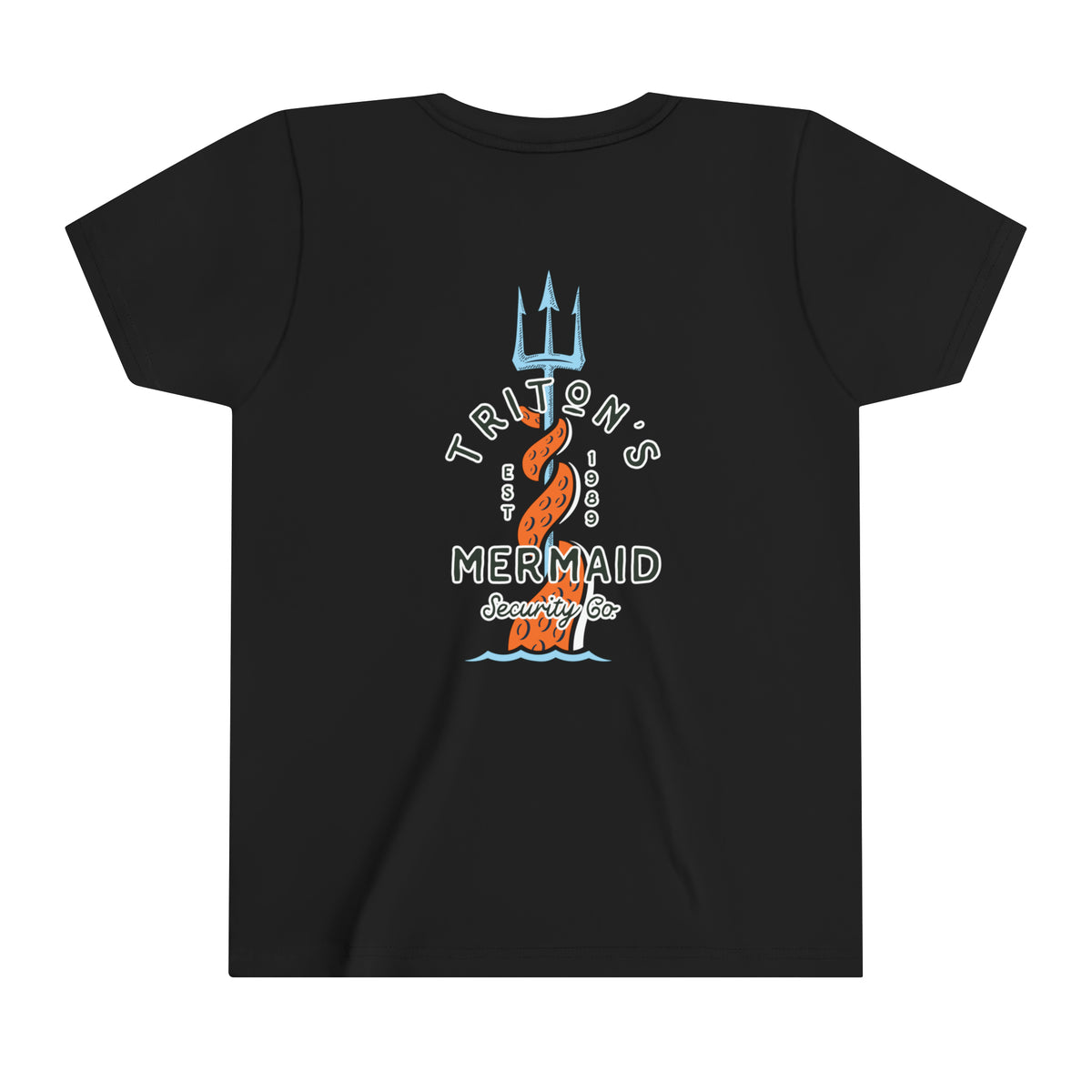 Triton's Mermaid Security Bella Canvas Youth Short Sleeve Tee