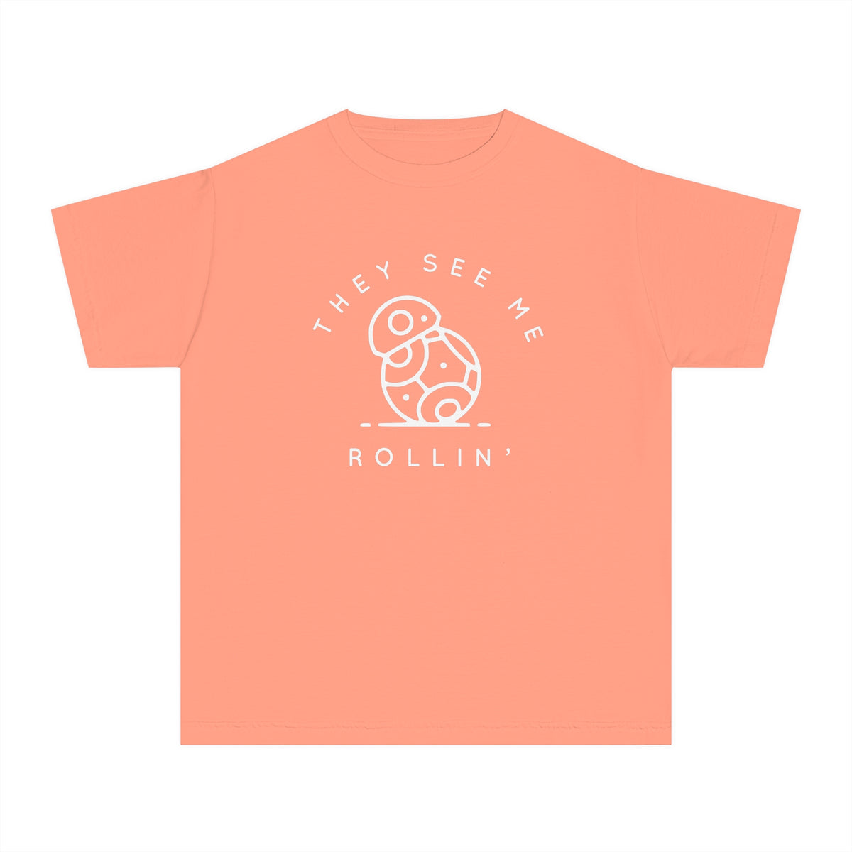 They See Me Rollin' Comfort Colors Youth Midweight Tee