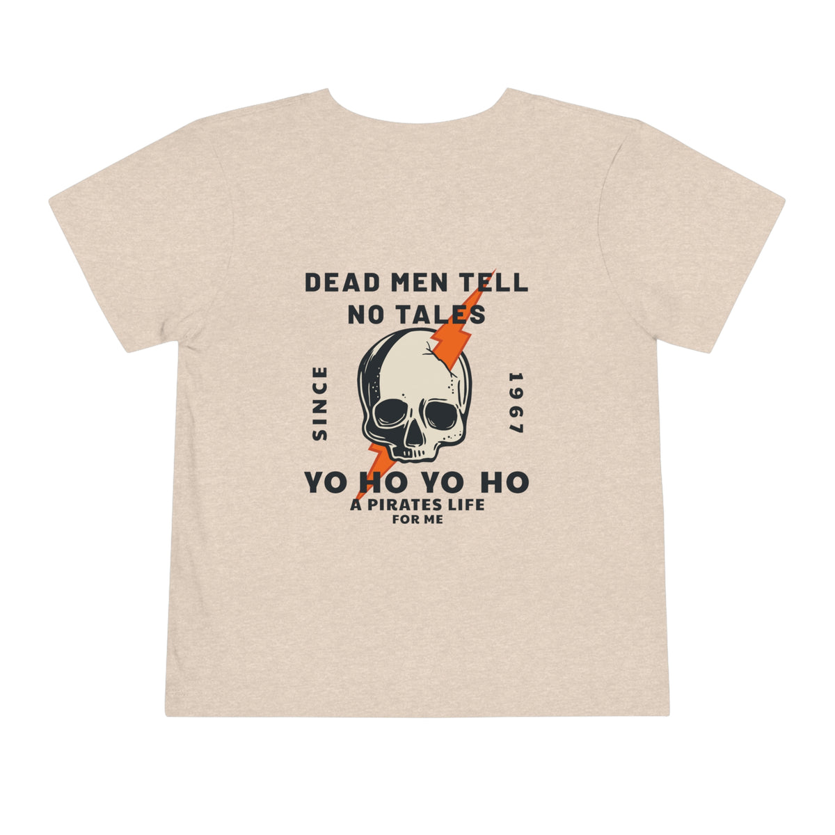 Dead Men Tell No Tales Bella Canvas Toddler Short Sleeve Tee