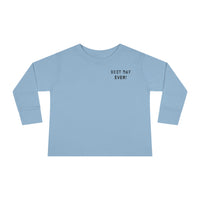 Best Day Ever Rabbit Skins Toddler Long Sleeve Tee