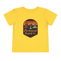 Triple Mountain Badge Bella Canvas Toddler Short Sleeve Tee