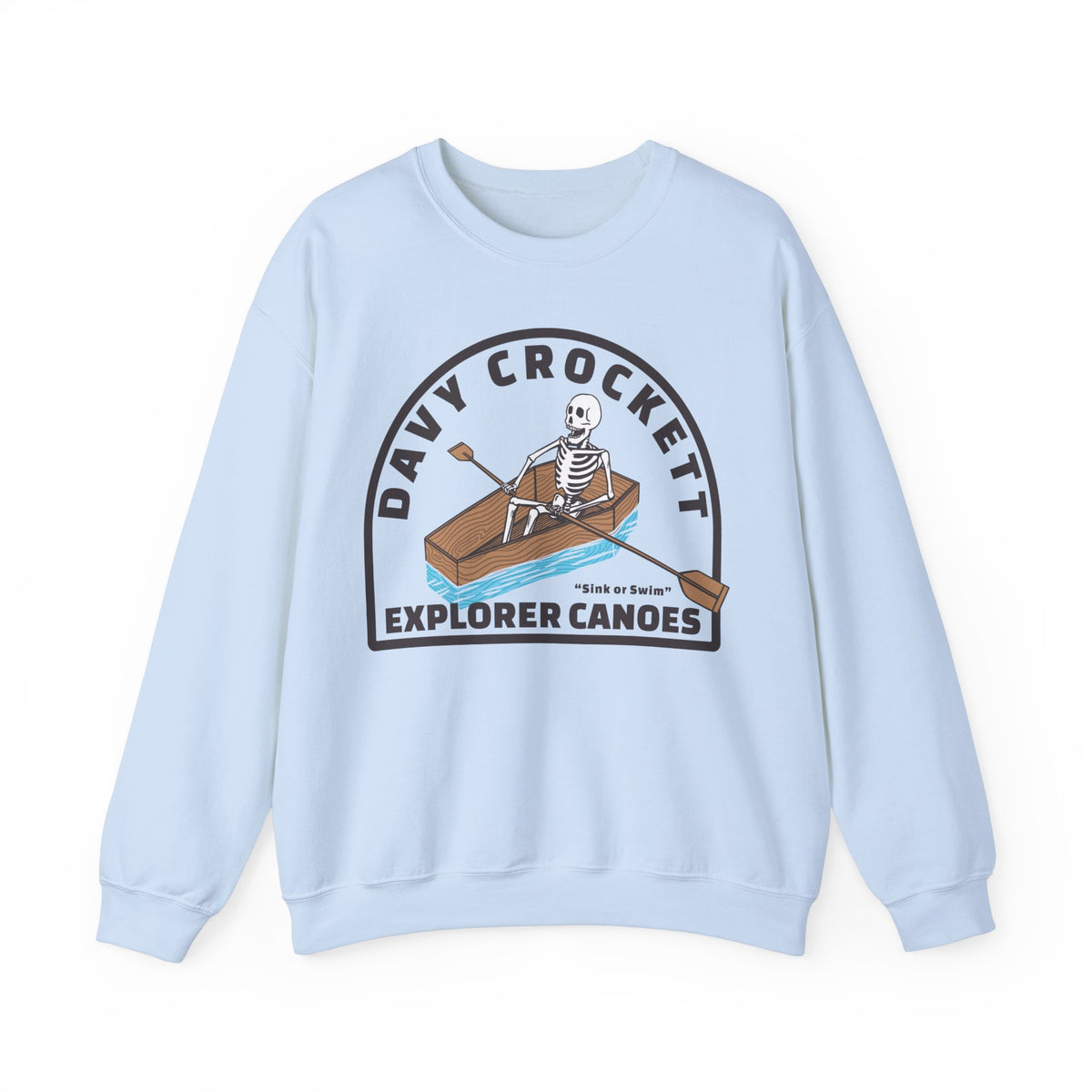 Davy Crockett Explorer Canoes Gildan Unisex Heavy Blend™ Crewneck Sweatshirt