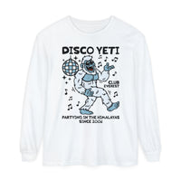 Disco Yeti Comfort Colors Unisex Garment-dyed Long Sleeve T-Shirt