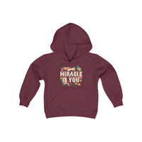 The Miracle Is You Gildan Youth Heavy Blend Hooded Sweatshirt
