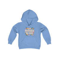 The Miracle Is You Gildan Youth Heavy Blend Hooded Sweatshirt