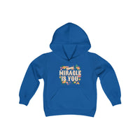 The Miracle Is You Gildan Youth Heavy Blend Hooded Sweatshirt
