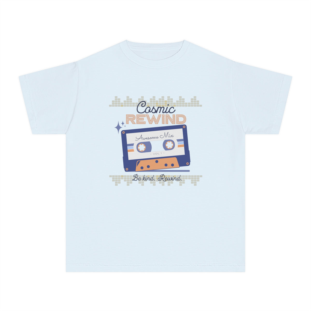 Cosmic Rewind Comfort Colors Youth Midweight Tee