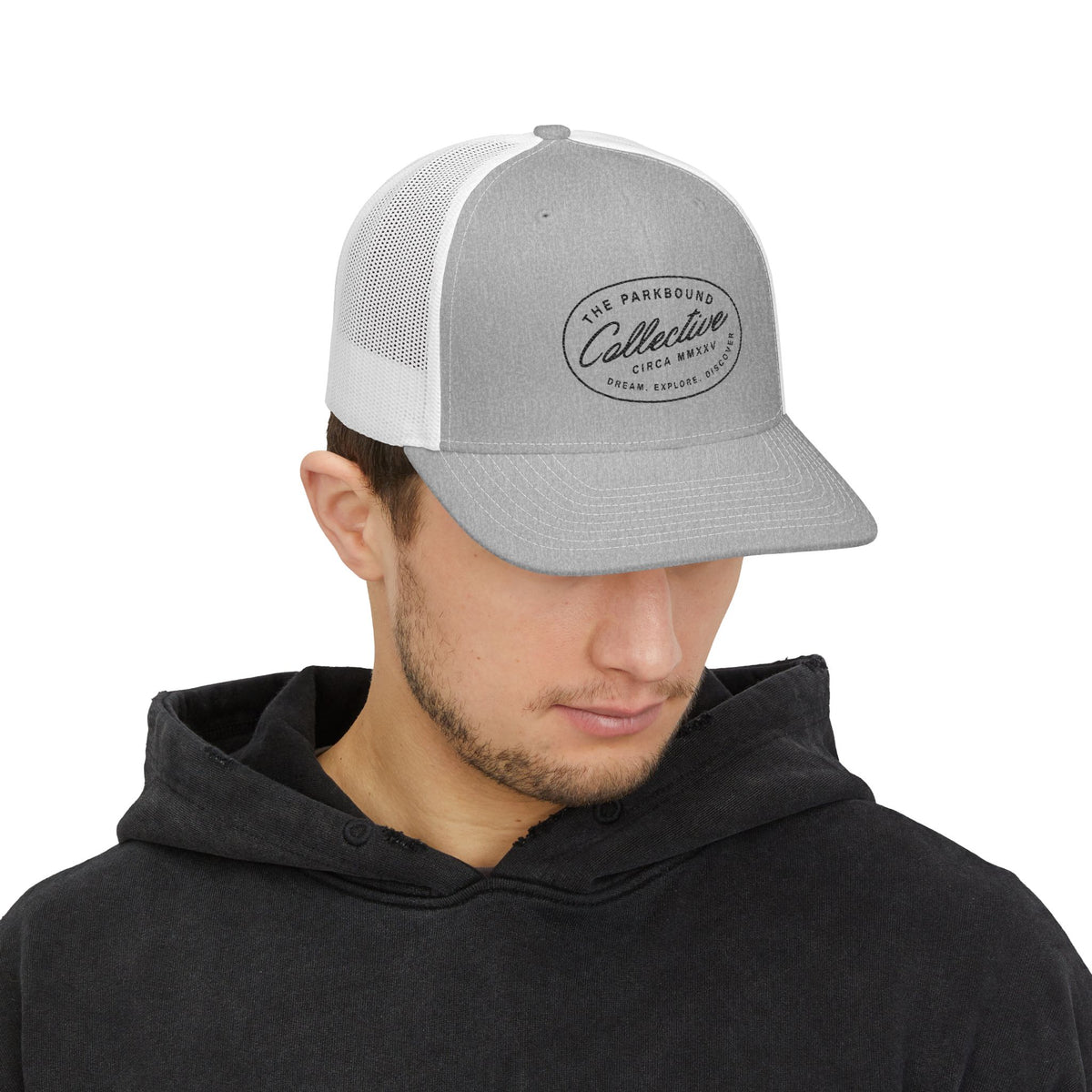 Parkbound Collective Snapback Trucker Cap - Dream, Explore, Discover
