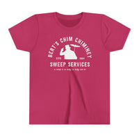 Bert’s Chim Chiminey Sweep Services Bella Canvas Youth Short Sleeve Tee