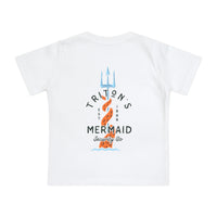 Triton's Mermaid Security Bella Canvas Baby Short Sleeve T-Shirt
