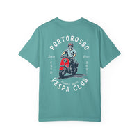 Portorosso Vespa Club Comfort Colors Unisex Garment-Dyed T-shirt