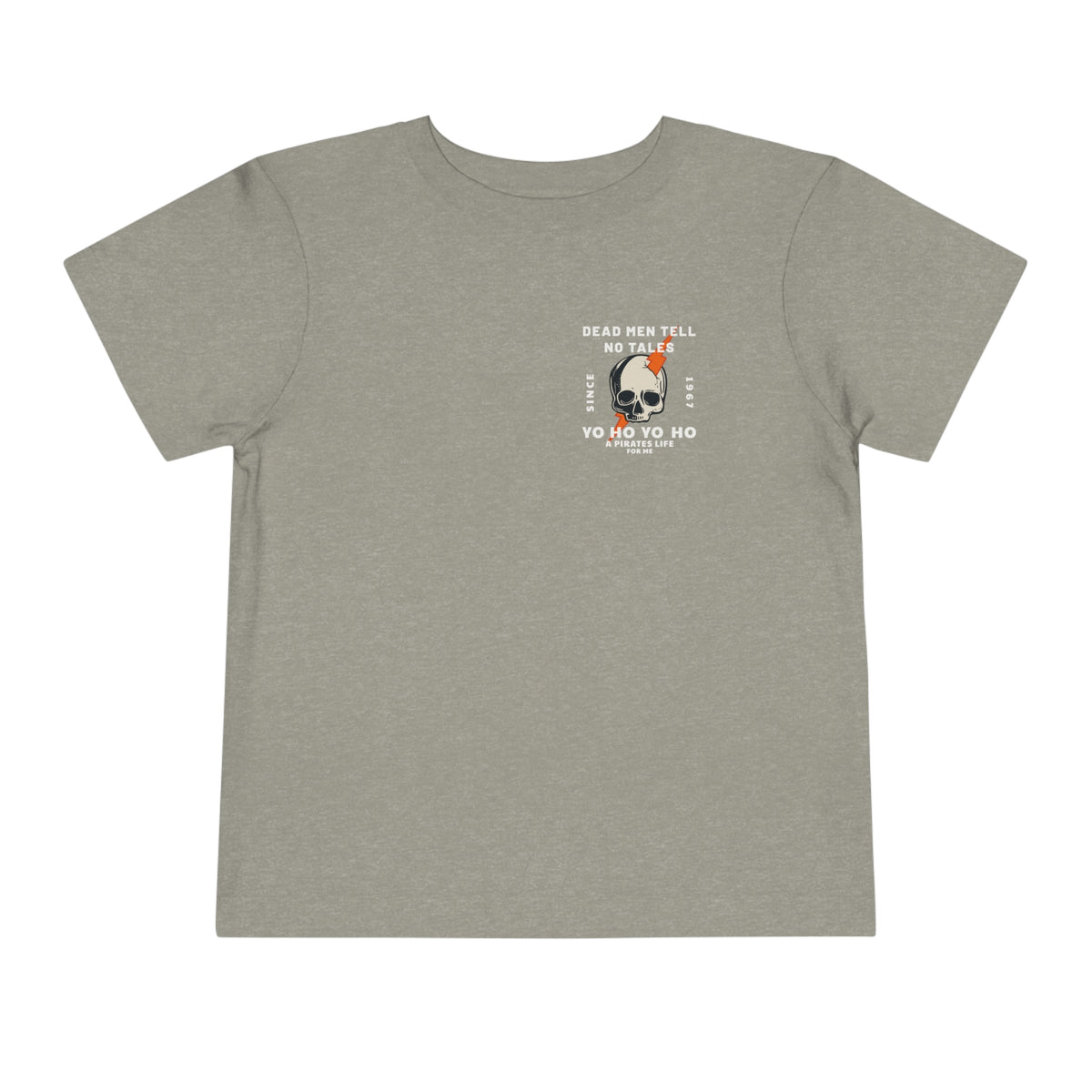 Dead Men Tell No Tales Bella Canvas Toddler Short Sleeve Tee
