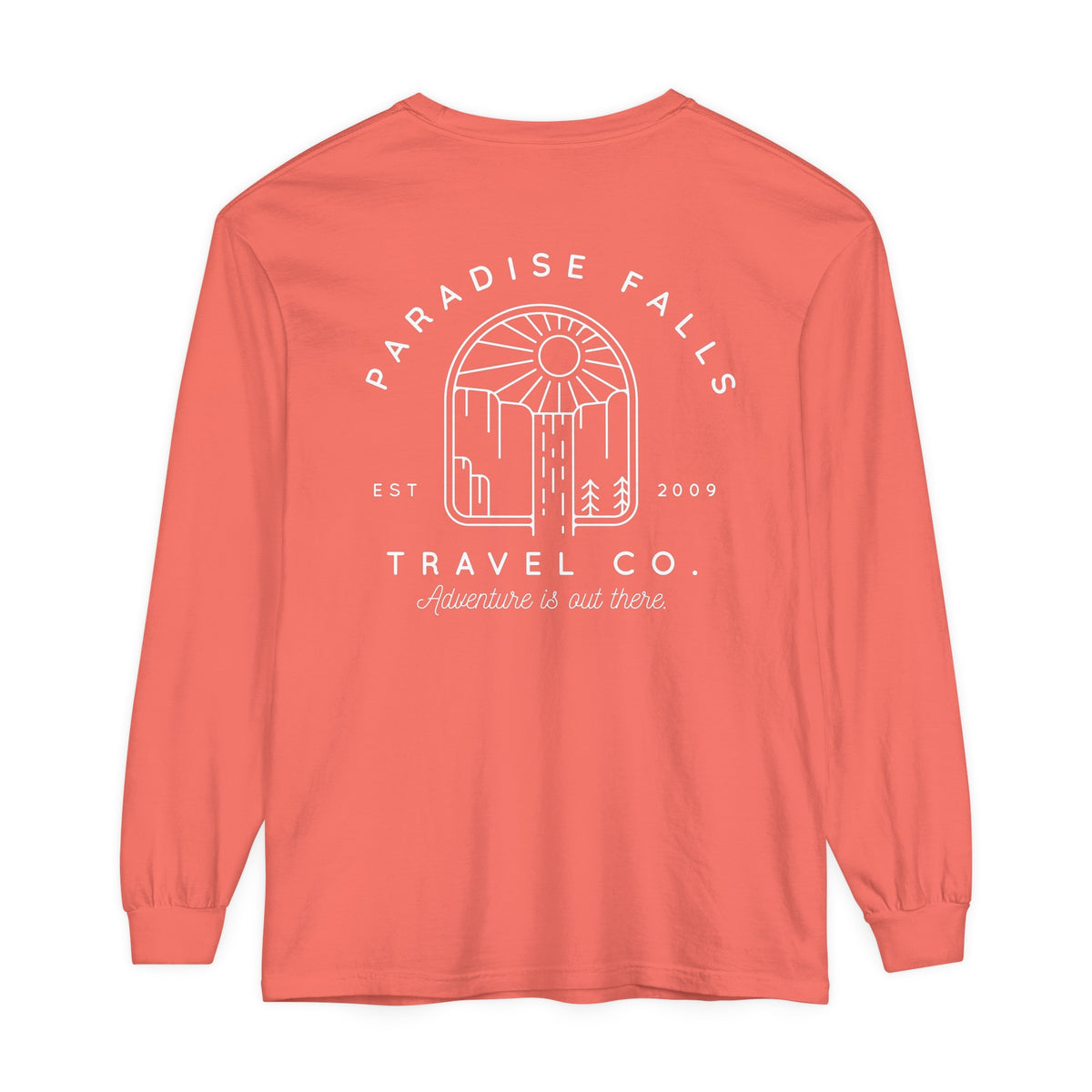 Paradise Falls Comfort Colors Unisex Garment-dyed Long Sleeve T-Shirt