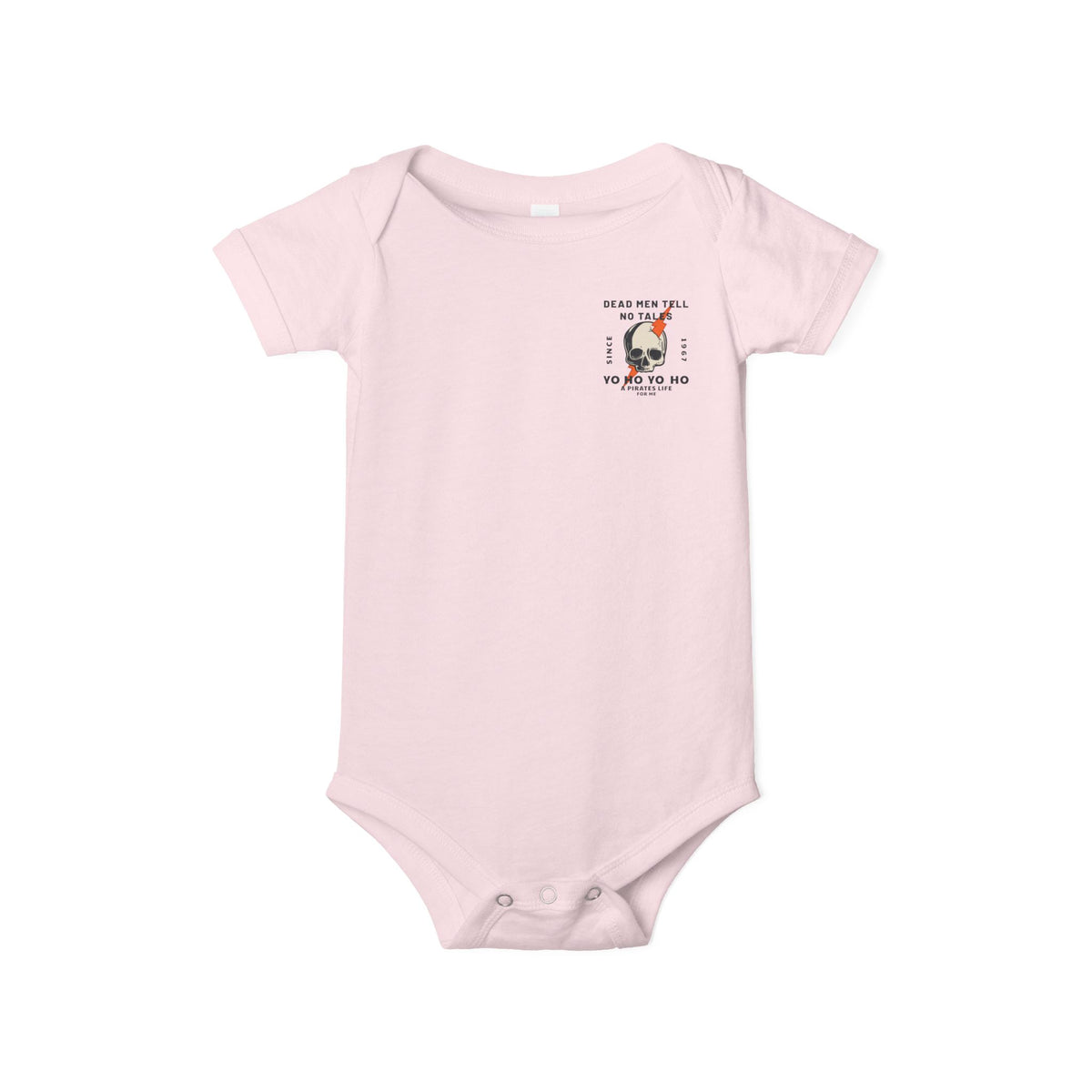 Dead Men Tell No Tales Bella Canvas Infant Jersey One Piece