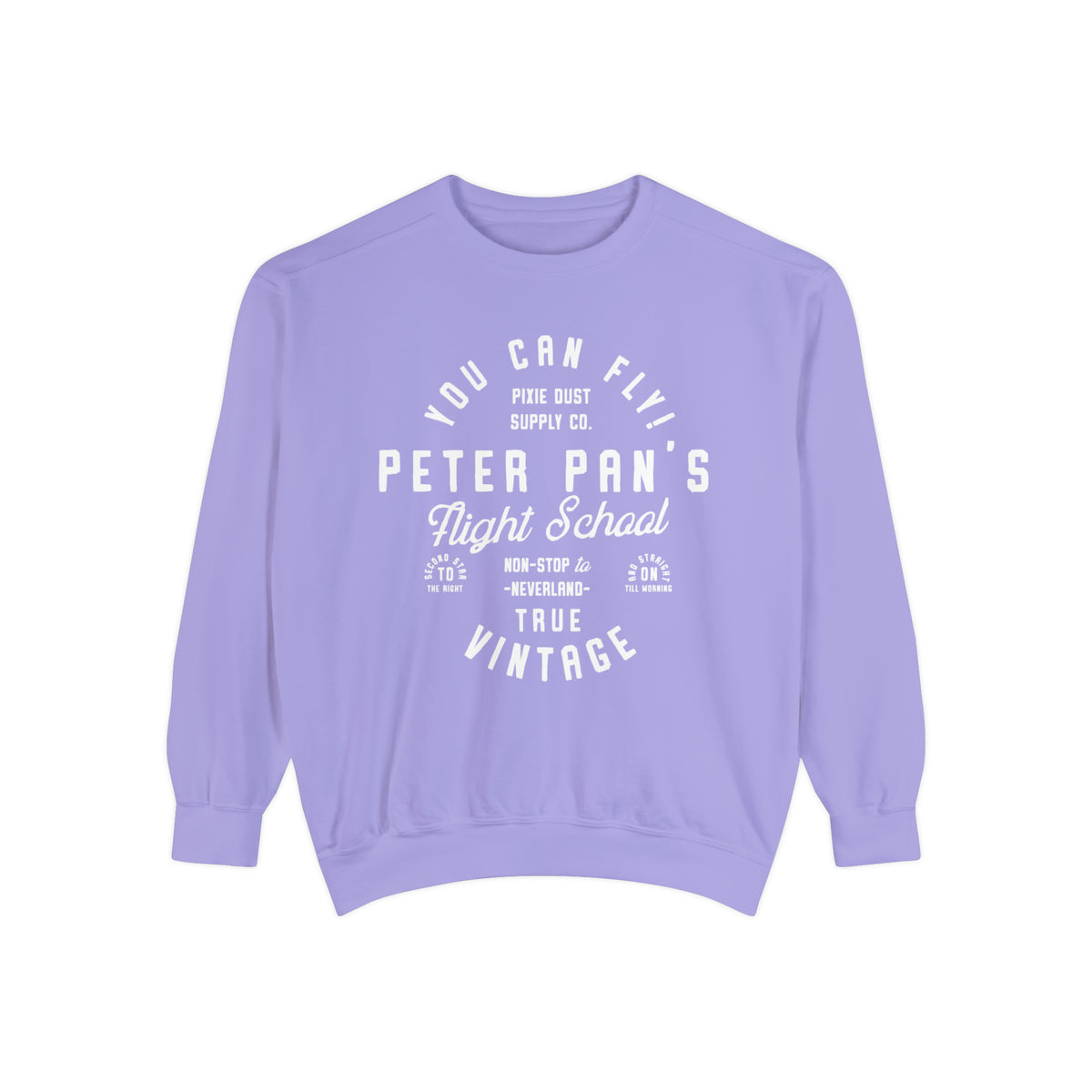 Pan's Flight School Comfort Colors Unisex Garment-Dyed Sweatshirt