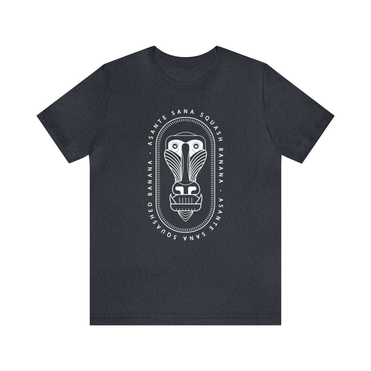 Asante Sana Squashed Banana Bella Canvas Unisex Jersey Short Sleeve Tee