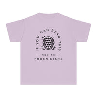 If You Can Read This Thank The Phoenicians Comfort Colors Youth Midweight Tee