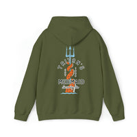 Triton's Mermaid Security Gildan Unisex Heavy Blend™ Hooded Sweatshirt