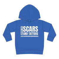 Chicks Dig Scars and Tattoos Toddler Pullover Rabbit Skins Fleece Hoodie
