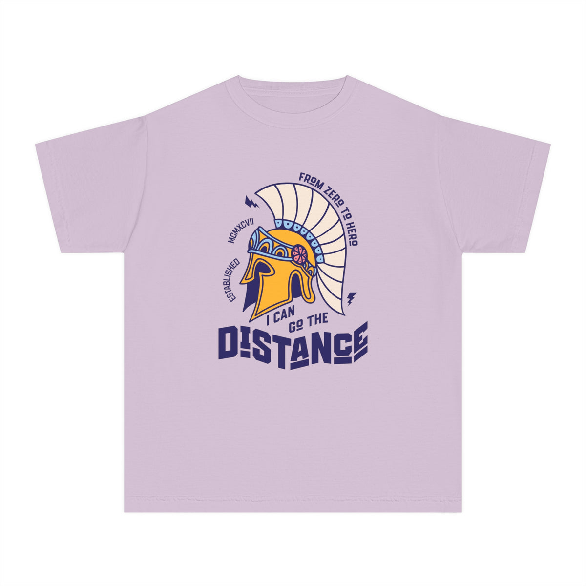 I Can Go The Distance Comfort Colors Youth Midweight Tee