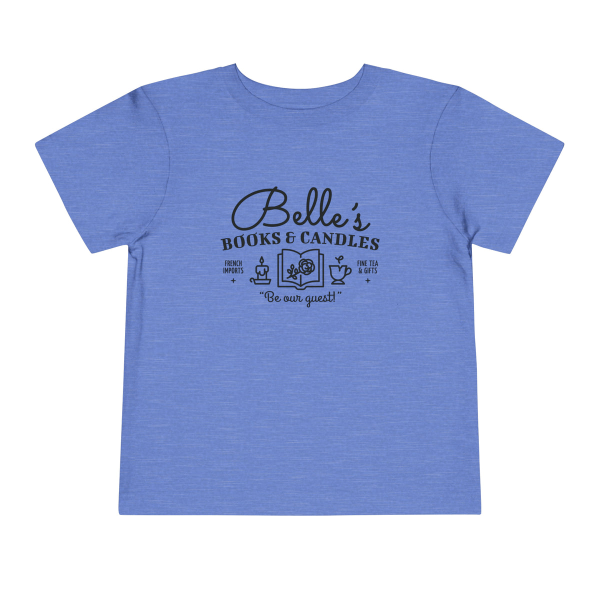 Belle's Books & Candles Bella Canvas Toddler Short Sleeve Tee