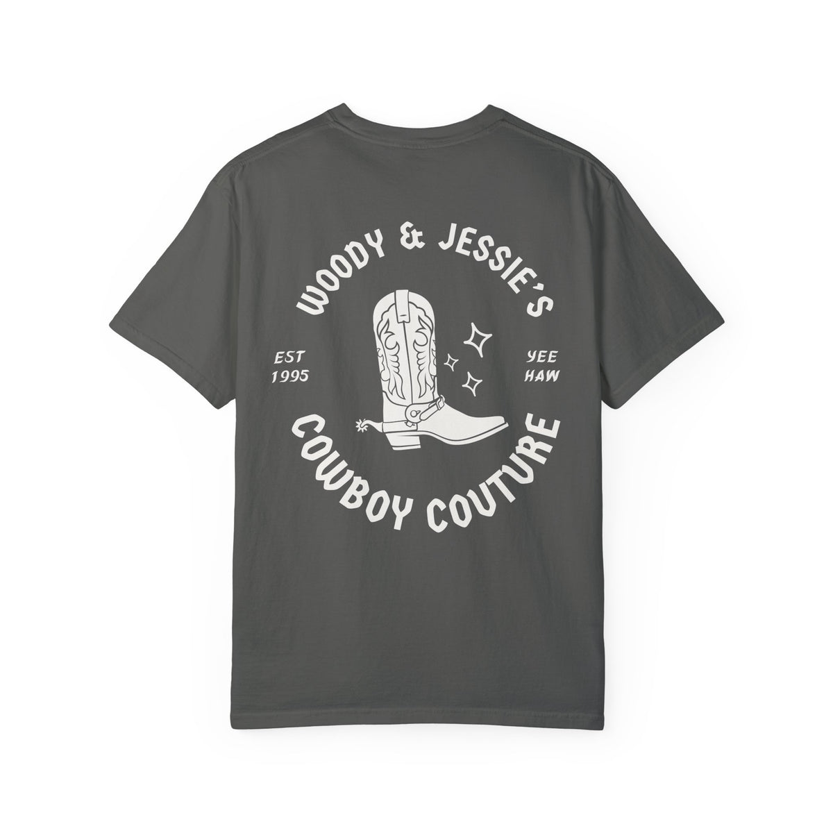 Woody & Jessie's Cowboy Couture Comfort Colors Unisex Garment-Dyed T-shirt