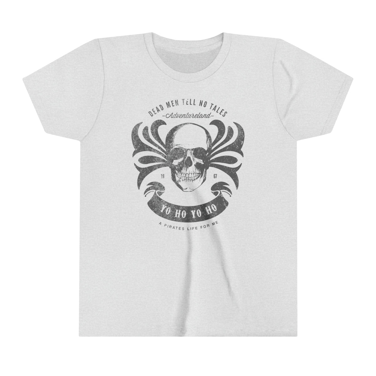 Dead Men Tell No Tales Bella Canvas Youth Short Sleeve Tee