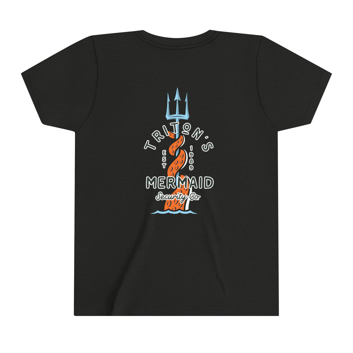 Triton's Mermaid Security Bella Canvas Youth Short Sleeve Tee