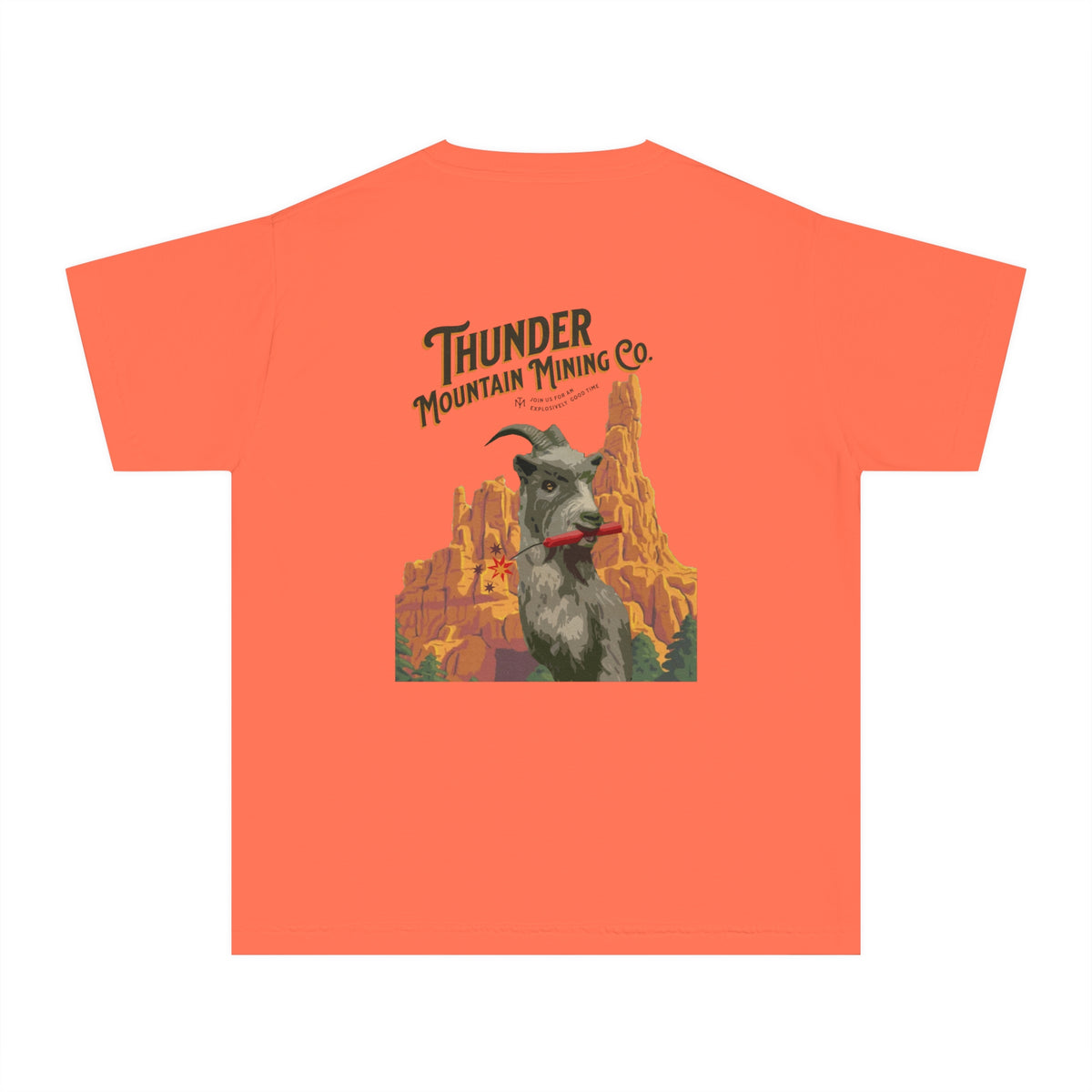 Thunder Mountain Mining Co. Comfort Colors Youth Midweight Tee