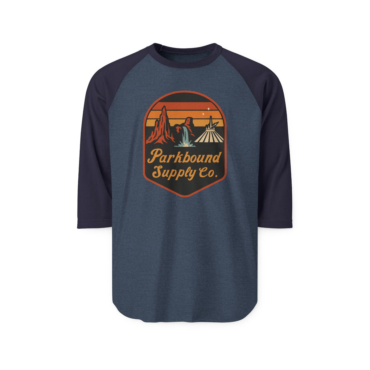 The Triple Mountain Badge Raglan Shirt