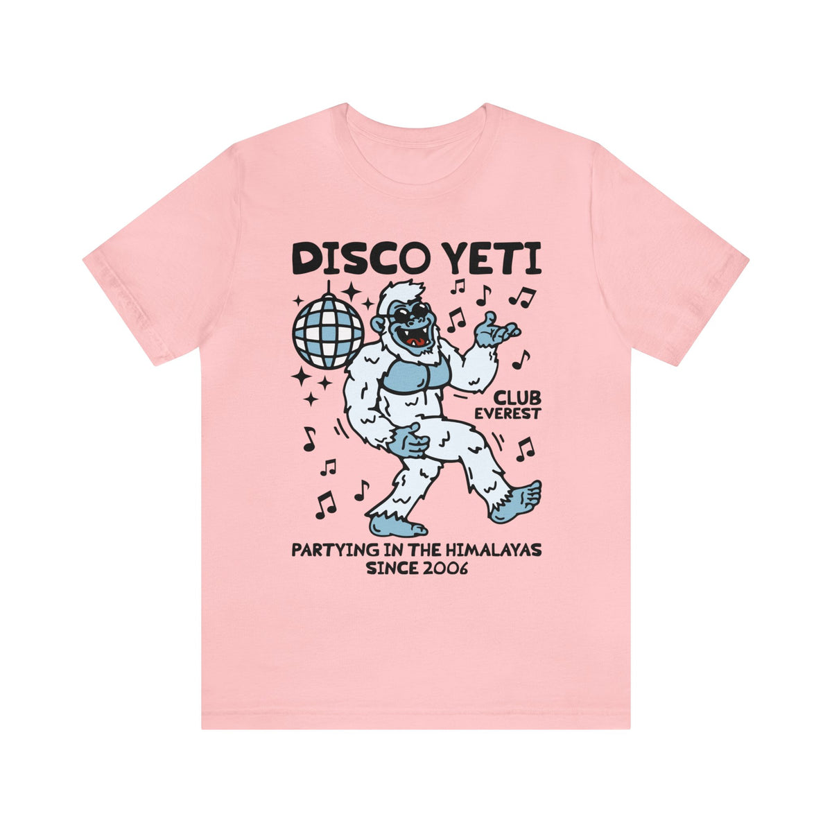 Disco Yeti Bella Canvas Unisex Jersey Short Sleeve Tee