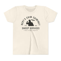 Bert’s Chim Chiminey Sweep Services Bella Canvas Youth Short Sleeve Tee