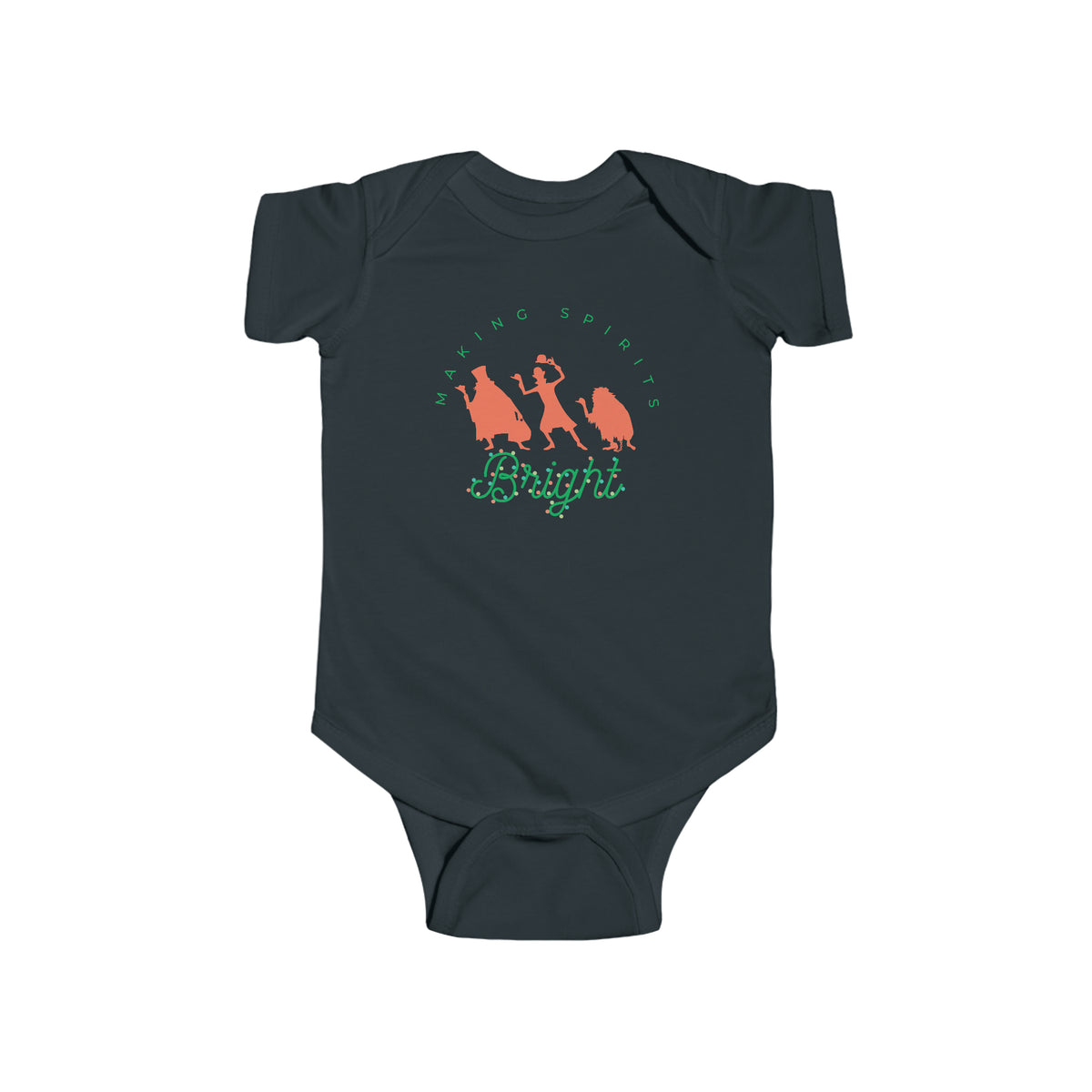 Making Spirits Bright Rabbit Skins Infant Fine Jersey Bodysuit
