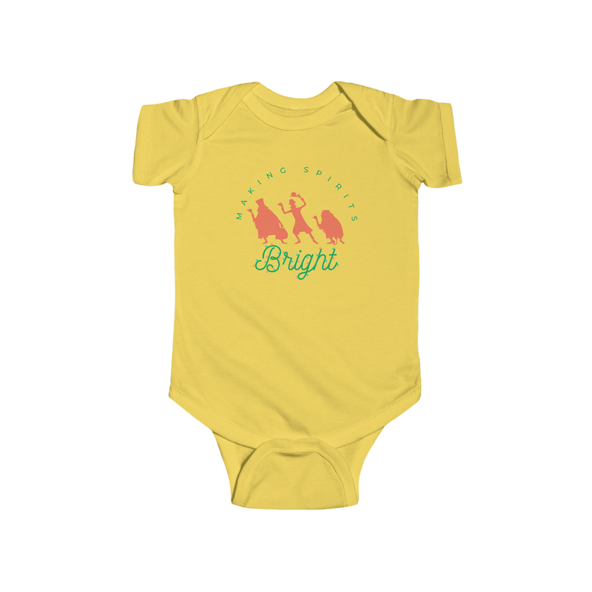 Making Spirits Bright Rabbit Skins Infant Fine Jersey Bodysuit