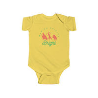 Making Spirits Bright Rabbit Skins Infant Fine Jersey Bodysuit