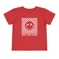 Best Day Ever Bella Canvas Toddler Short Sleeve Tee