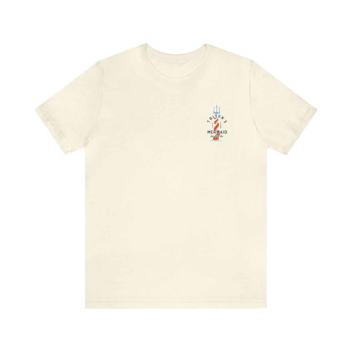 Triton's Mermaid Security Bella Canvas Unisex Jersey Short Sleeve Tee