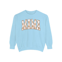 Checkered Mama Unisex Garment-Dyed Sweatshirt