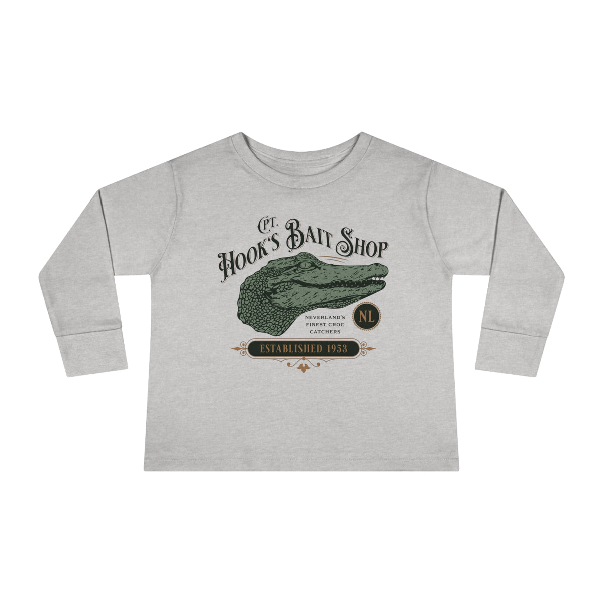 Captain Hook’s Bait Shop Rabbit Skins Toddler Long Sleeve Tee