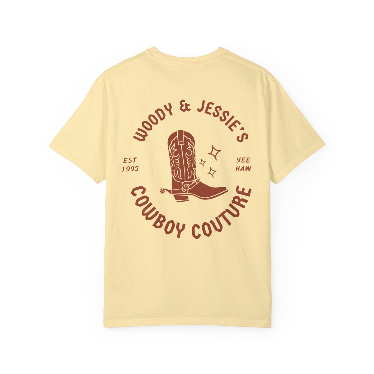 Woody & Jessie's Cowboy Couture Comfort Colors Unisex Garment-Dyed T-shirt