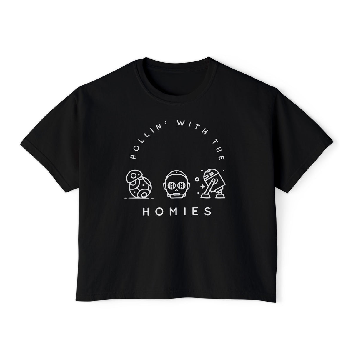 Rollin' with the Homies Comfort Colors Women's Boxy Tee