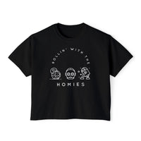 Rollin' with the Homies Comfort Colors Women's Boxy Tee